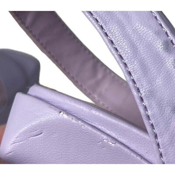 Va Cobra Heels Block Heel Chunky Triangle Light Purple Size 5.5 NEW - Picture 15 of 15